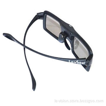 Active Shutter Glasses for Active Cinema Projector System